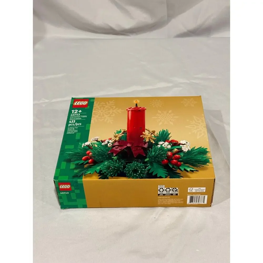 LEGO 40743 Christmas Table Decoration 433 Pieces NEW Factory Sealed Holiday set